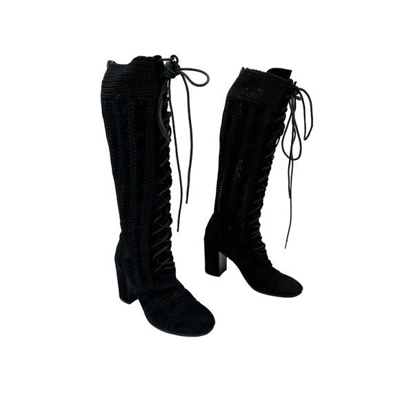 Free People Shoes Free People Silent D Laceup Kneehigh Boots
